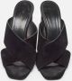 Yves Saint Laurent Vintage Pre-owned Suede sandals Black Dames - Thumbnail 3