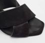 Yves Saint Laurent Vintage Pre-owned Suede sandals Black Dames - Thumbnail 7