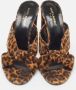 Yves Saint Laurent Vintage Pre-owned Suede sandals Brown Dames - Thumbnail 3