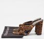 Yves Saint Laurent Vintage Pre-owned Suede sandals Brown Dames - Thumbnail 9