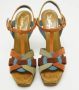 Yves Saint Laurent Vintage Pre-owned Suede sandals Multicolor Dames - Thumbnail 3