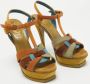 Yves Saint Laurent Vintage Pre-owned Suede sandals Multicolor Dames - Thumbnail 4