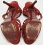 Yves Saint Laurent Vintage Pre-owned Suede sandals Red Dames - Thumbnail 6