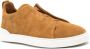 Z Zegna Bruine leren sneakers met XXX-logo Brown Heren - Thumbnail 2