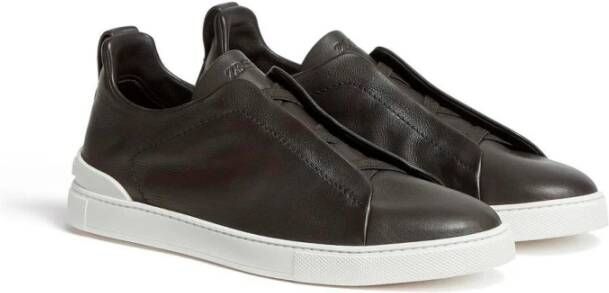 Z Zegna Sneakers Brown Heren