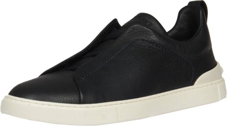 Z Zegna Sneakers Zwart Heren