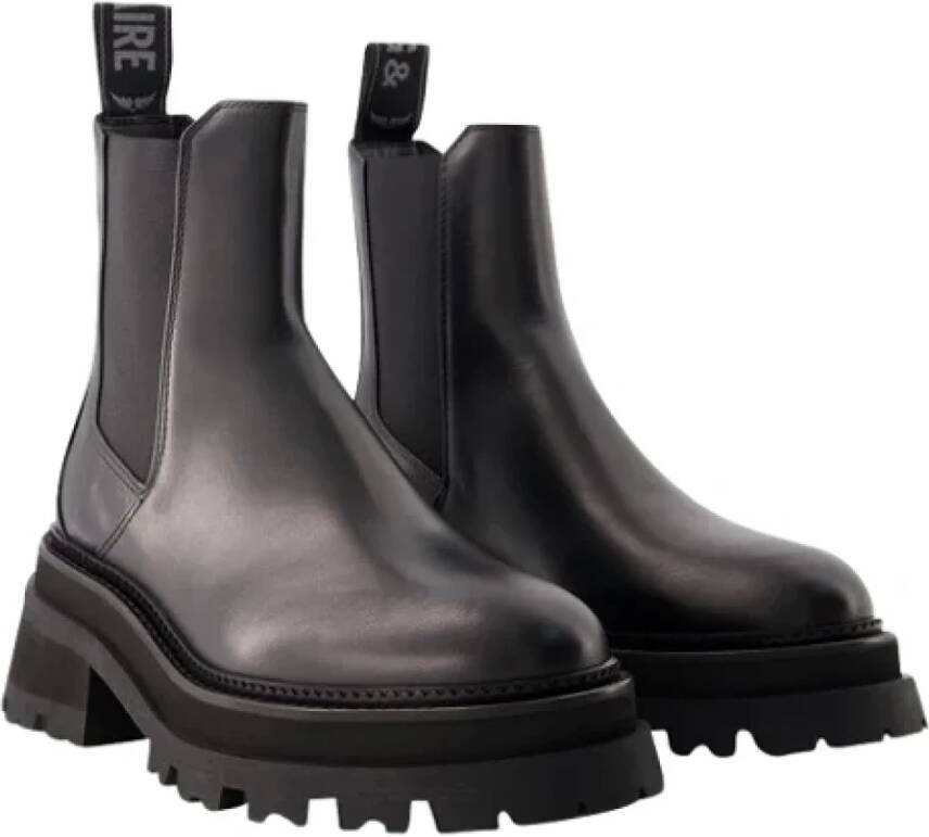 Zadig & Voltaire Leather boots Black Dames