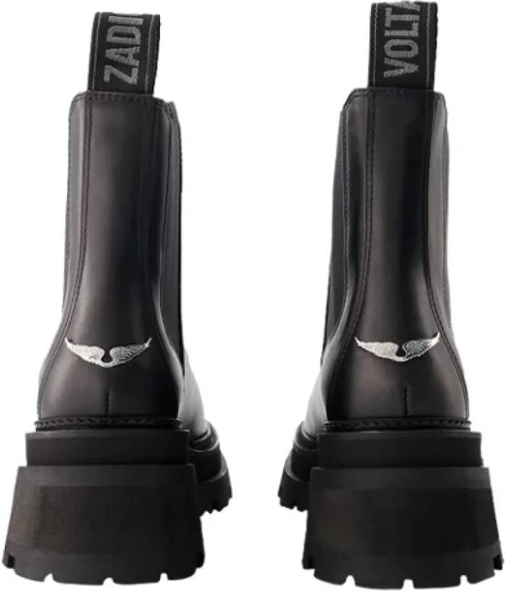 Zadig & Voltaire Leather boots Black Dames