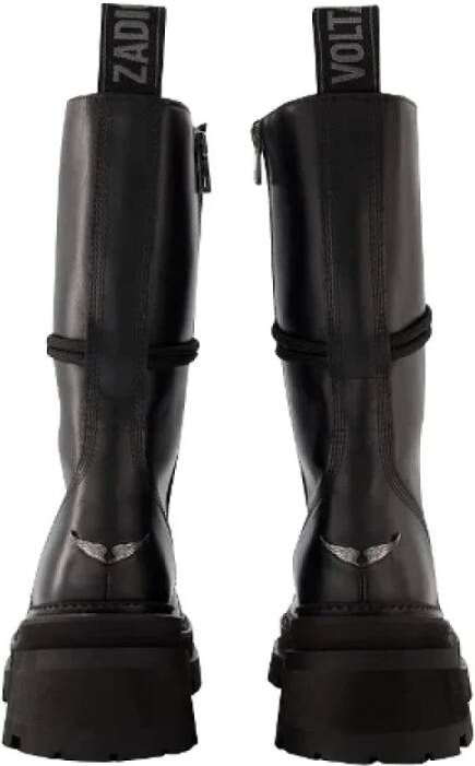 Zadig & Voltaire Leather boots Black Dames