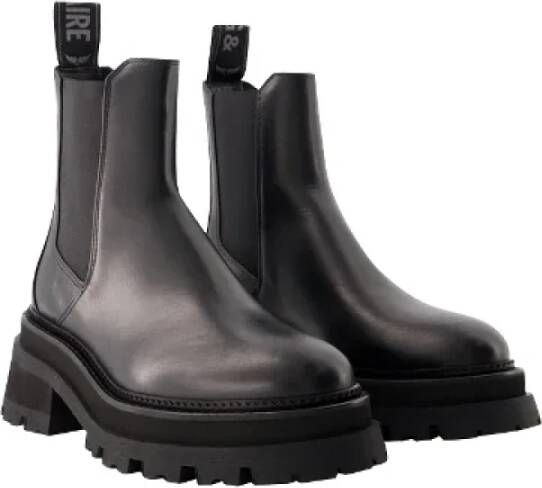 Zadig & Voltaire Leather boots Black Dames