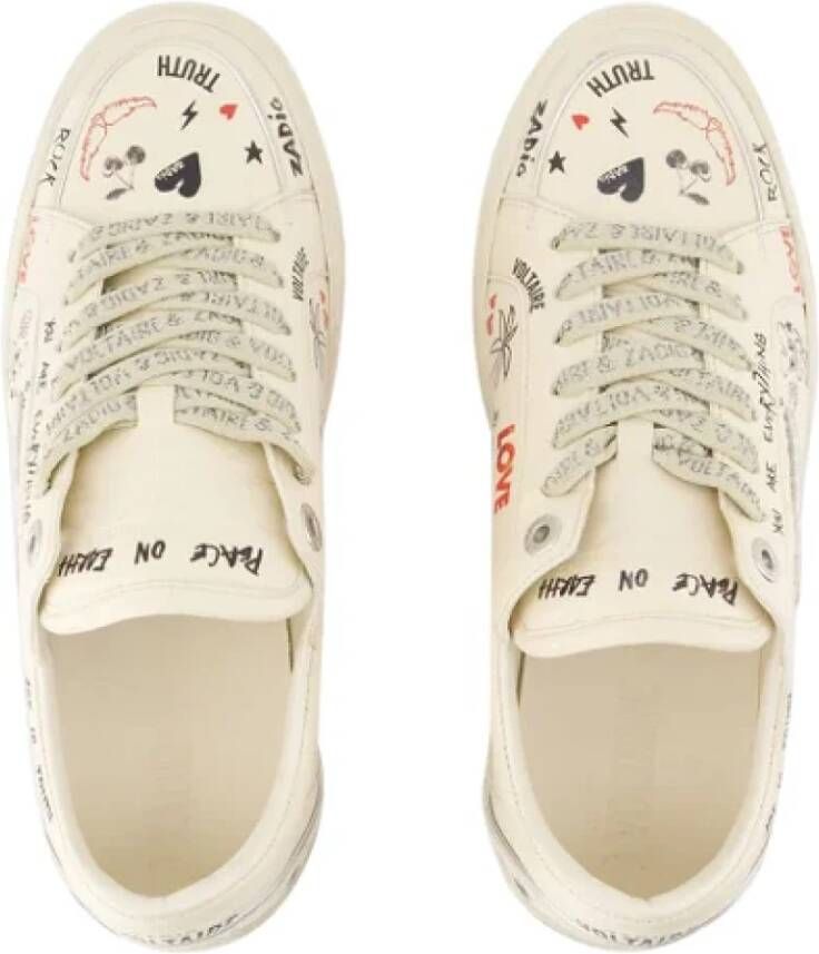 Zadig & Voltaire Leather sneakers Multicolor Dames