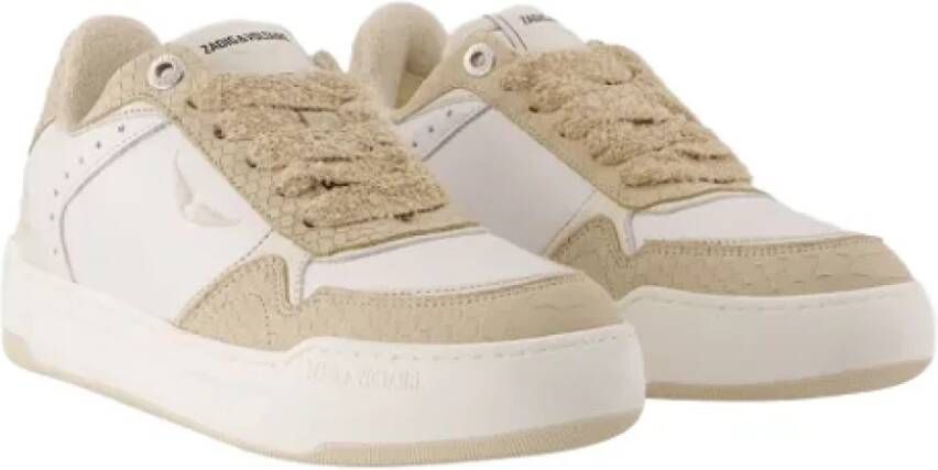 Zadig & Voltaire Leather sneakers White Dames