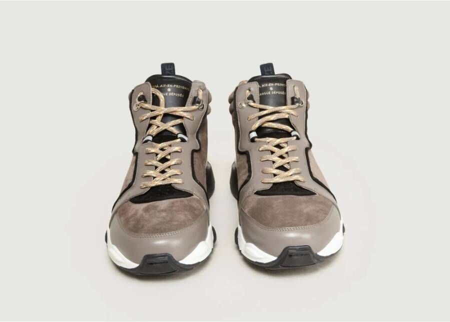 Zespà Grijze Mountain Trainers High Top Gray Heren