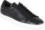 Zespà Nappa Leren Sneakers Black Heren - Thumbnail 2