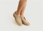 Zespà Taupe Suede Derbies met Crêpe Sole Beige Dames - Thumbnail 4