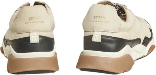 Zespà Zsp7 bicolor nubuck sneakers Beige Heren