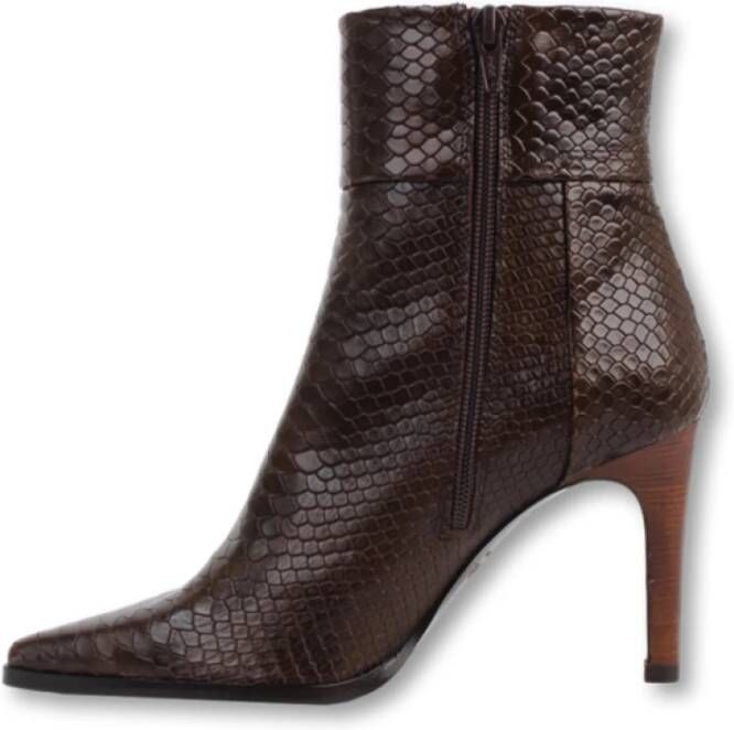 Zinda Bestseller Enkellaarzen Limited Edition Brown Dames