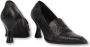 Zinda Elegante Loafer-Geïnspireerde Zwarte Leren Pumps Black Dames - Thumbnail 3