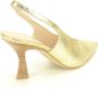 Zinda Gouden Print Stijlvolle Tip Yellow Dames - Thumbnail 2