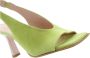 Zinda Cholargos Hoge Hak Sandalen Green Dames - Thumbnail 7