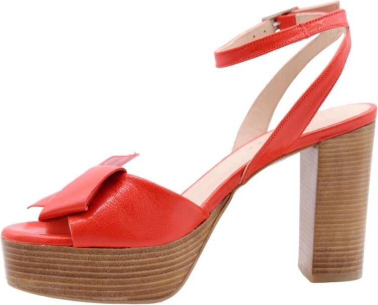 Zinda Hoge hak sandalen voor vrouwen Red Dames