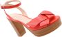 Zinda Hoge hak sandalen voor vrouwen Red Dames - Thumbnail 8