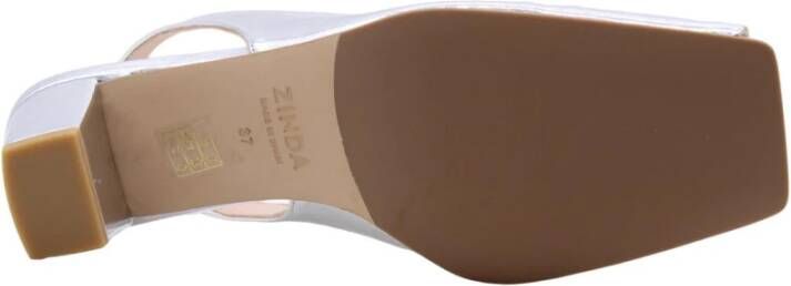 Zinda Elegante Slingback Hakken Gray Dames