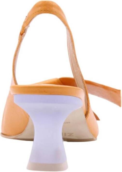 Zinda Stijlvolle Slingback Hakken Orange Dames