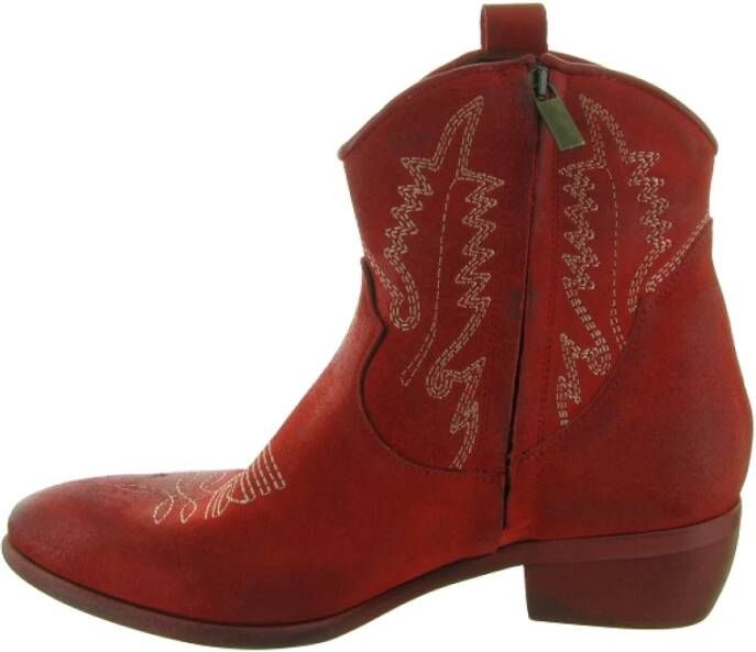 Zoe Stijlvolle TEX RIC Schoenen Red Dames