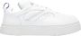 Eytys Logo Ingelegde Leren Sneakers White - Thumbnail 2