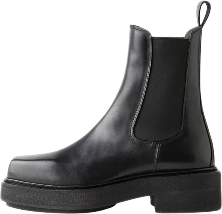 Eytys Zwarte Leren Ortega II Sneaker Black Heren