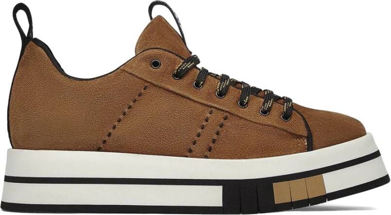 Fabi Bruine Sneakers met Vernieuwde Zool Brown Dames