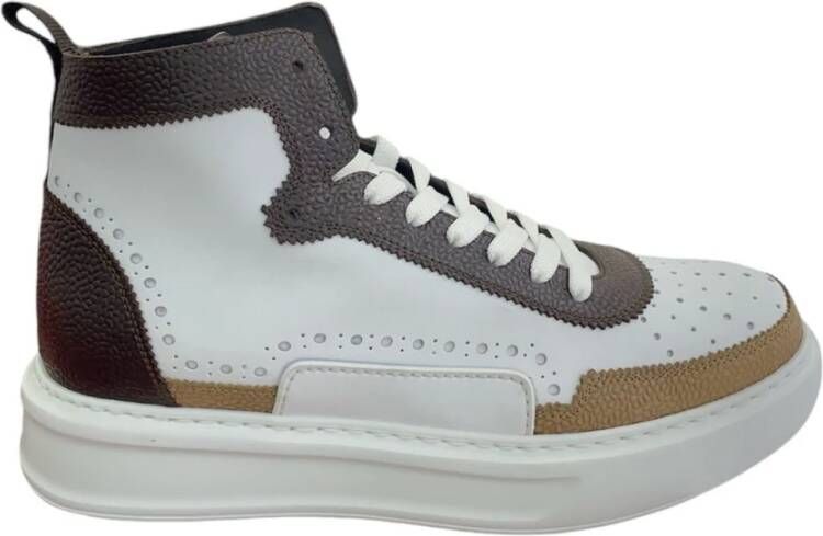 Fabi Casual Sneakers voor Mannen en Vrouwen White Heren