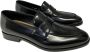 Fabi Formele leren loafers in zwart Black Heren - Thumbnail 1