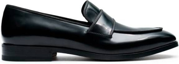 Fabi Formele Leren Loafers Zwart Black Heren