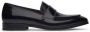 Fabi Formele Zwarte Leren Loafer Schoen Black Heren - Thumbnail 1