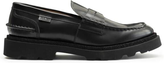 Fabi Leren Loafers Black Heren