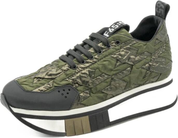 Fabi Militaire Stijl Damesschoenen Green Dames