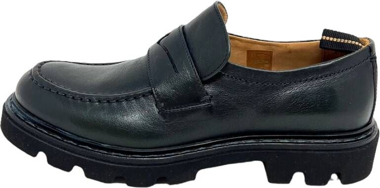 Fabi Stijlvolle Loafer Schoenen voor Mannen Black Heren