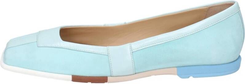 Fabi Suede Ballet Flats voor Vrouwen Blue Dames