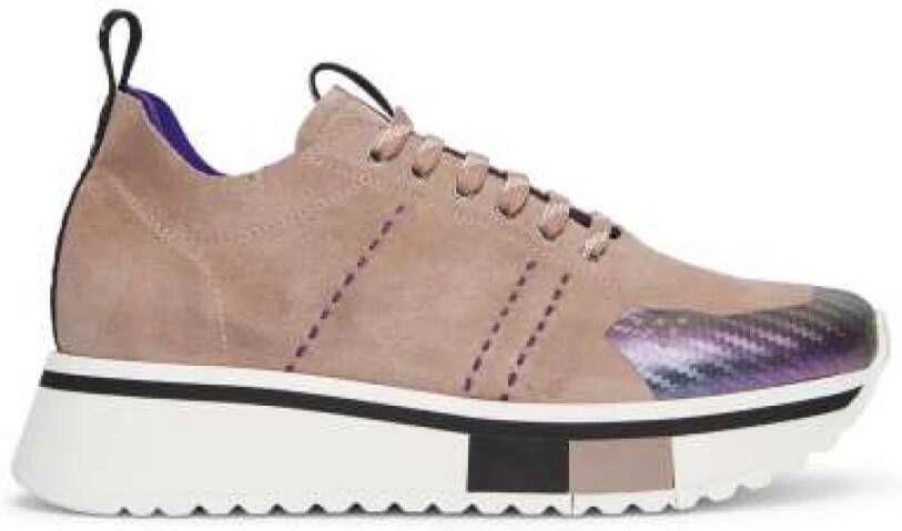 Fabi Velours Hybride Sneaker Malva Purple Dames