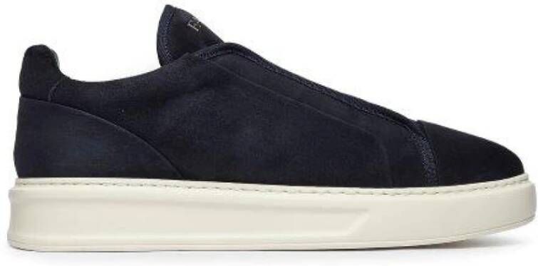 Fabi Vintage Navy Blauwe Sneakers Blue Heren