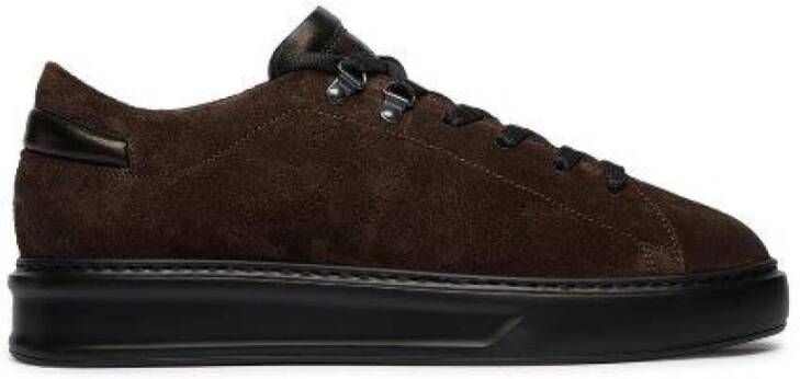 Fabi Winter Suède Sneakers Donkerbruin Brown Heren