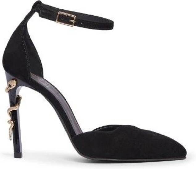 Fabi Zwarte Damesschoenen Asiago Stijl Black Dames