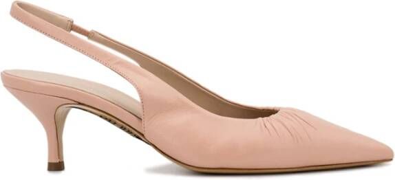 Fabiana Filippi Elegante Slingback van kalfsleer voor speciale gelegenheden Beige Dames