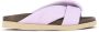 Fabio Rusconi Tri-Color Leren Sandaal voor Lente Purple Dames - Thumbnail 1