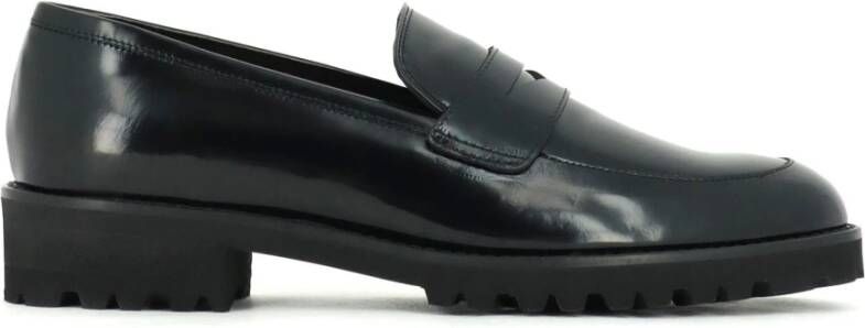 Fabio Rusconi Zwarte Penny Loafer van kalfsleer Black Dames