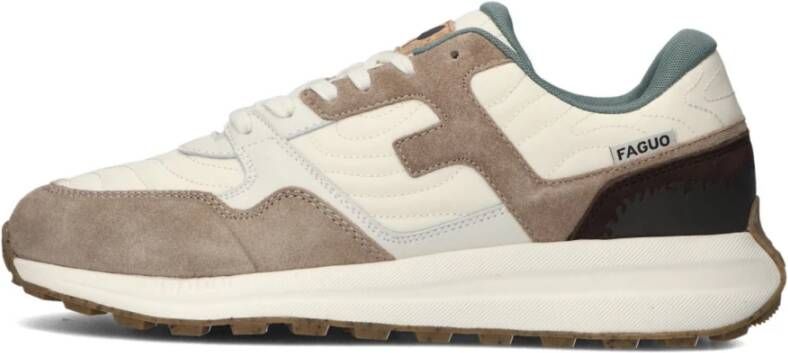 Faguo Beige Geweven Sneakers voor Heren Beige Heren