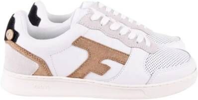 Faguo Leren Suède Sneakers White