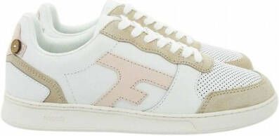 Faguo Suède Sneakers voor Vrouwen White Dames